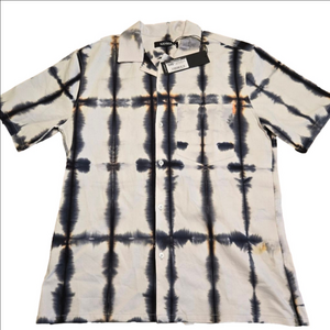 Nahmias Tie Dye Button Up Shirt Size Small NWT